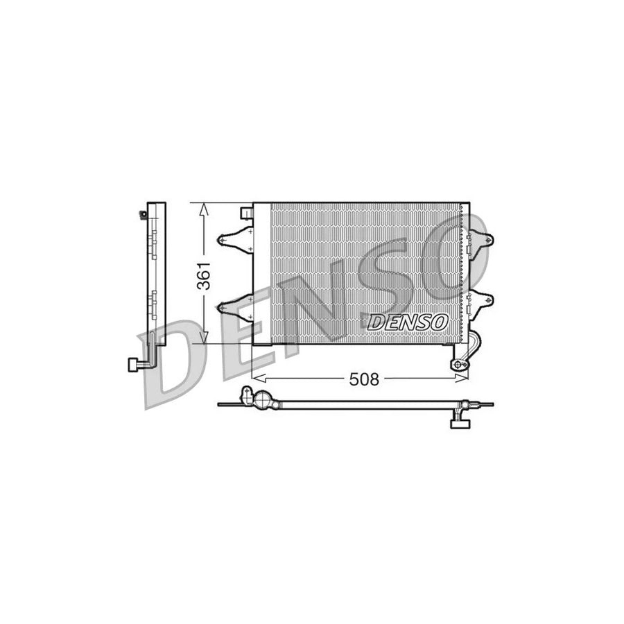 DENSO DCN27004 Air Conditioning Condenser