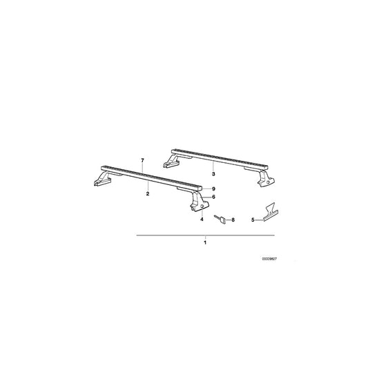 Genuine BMW 82129413115 E28 E34 E30 Roof Drainage Protector 4 STÜCK (Inc. 525td, 528i & 535i) | ML Performance US