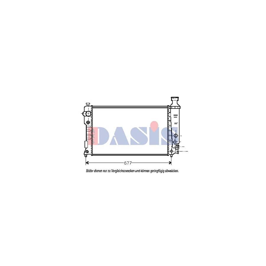AKS Dasis 160044N Engine Radiator for Peugeot 405