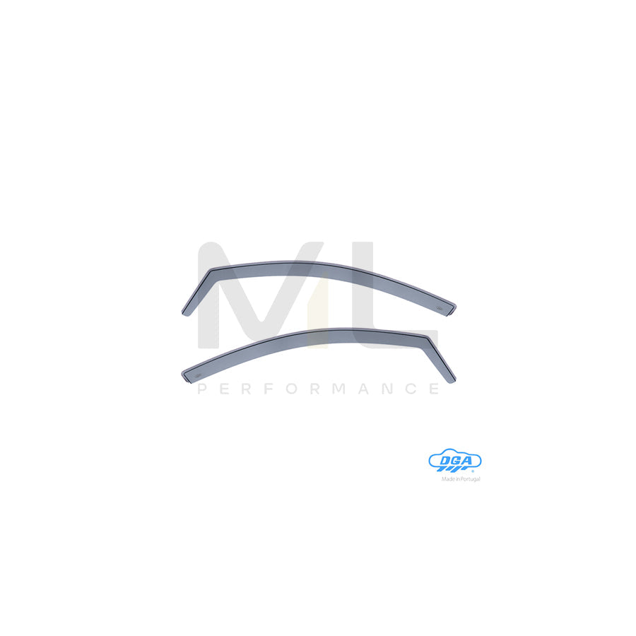 DGA 20026 Wind deflectors for RENAULT MEGANE Arrow direction, Front, inner