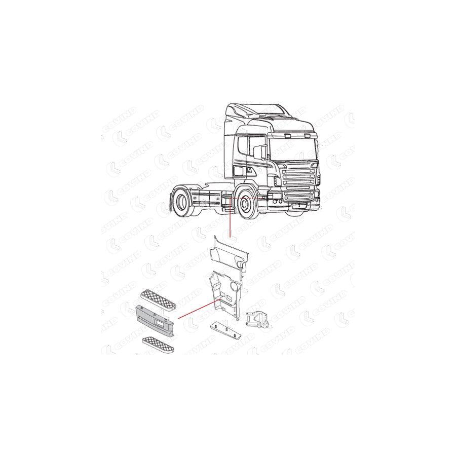 Covind Scr/238 Cover, Footboard