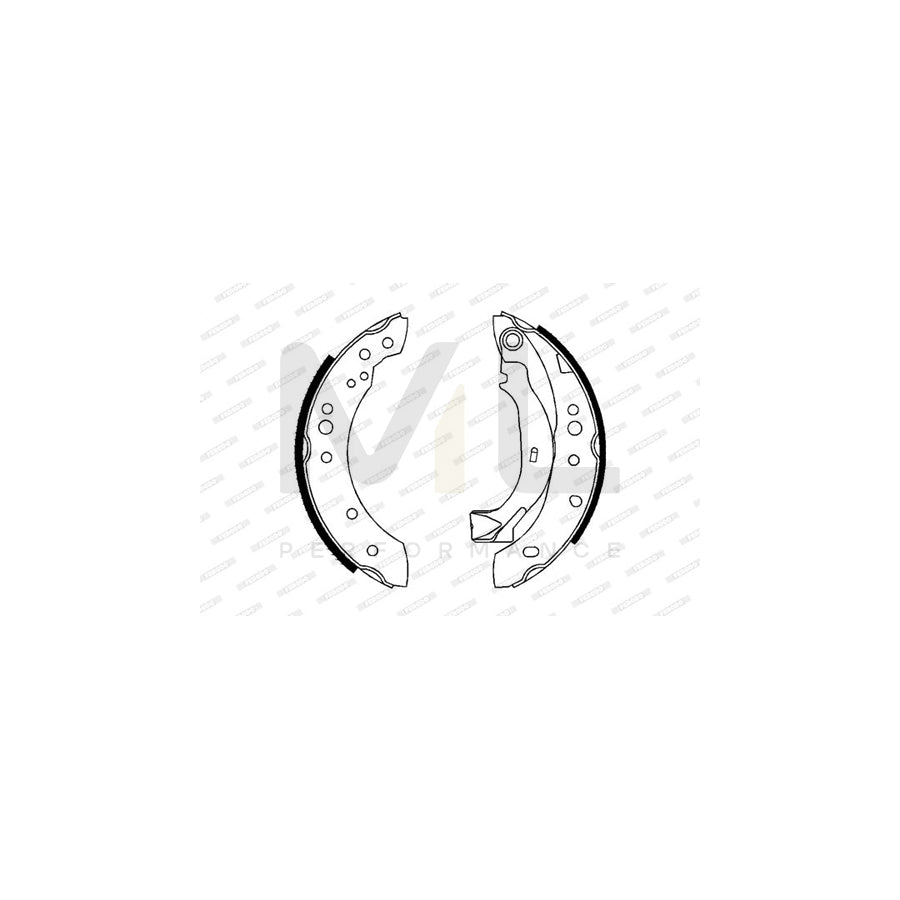 FERODO PREMIER FSB626 Brake Shoe Set with accessories | ML Performance Car Parts