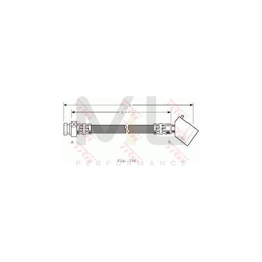 TRW PHD132 Brake Hose 360mm, M10x1 | ML Performance Car Parts