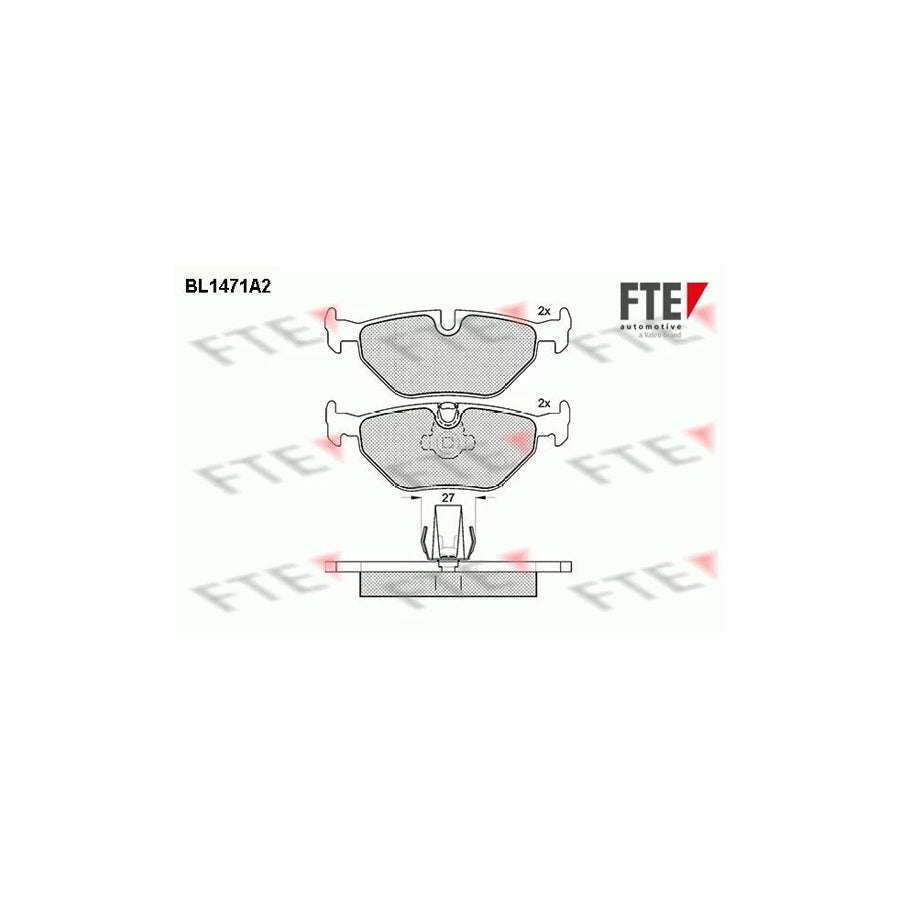 FTE Bl1471A2 Brake Pad Set