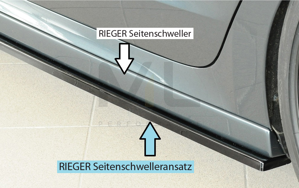 Rieger 00088252 Skoda NX Side Skirt Splitter (Octavia RS & Octavia) 2 | ML Performance UK Car Parts