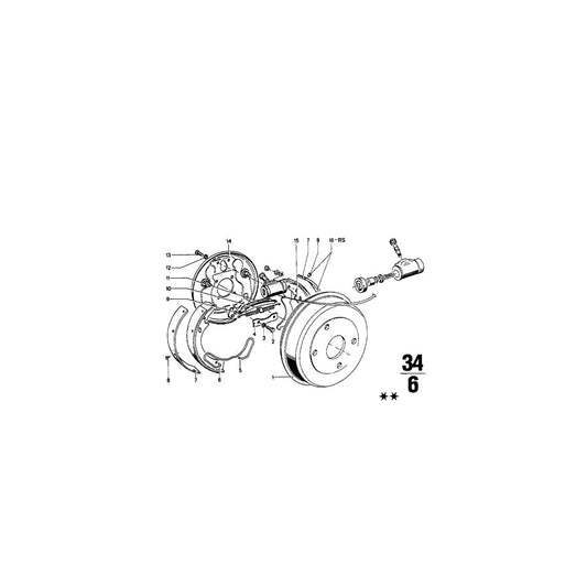 Genuine BMW 34213460101 Calliper Carrier Right (Inc. 2002, 1600 & 1602) | ML Performance US Car Parts
