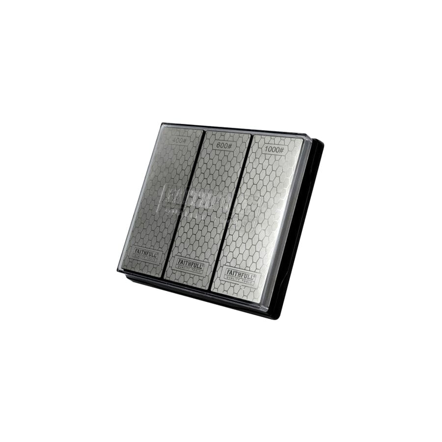 Faithfull FAIDWTRIPLE Diamond Whetstone Kit, 3 Piece