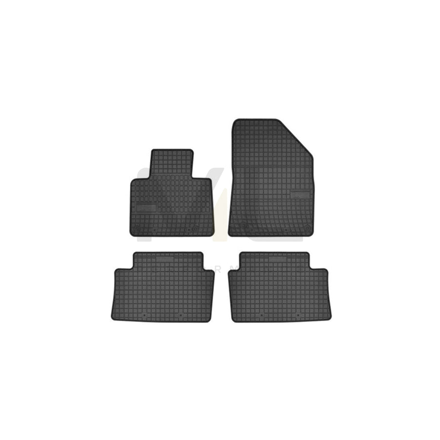 FROGUM Tailored 0644 Floor mat set for CITROEN C5 Elastomer, Front and Rear, Quantity: 4, Black, (LHD)