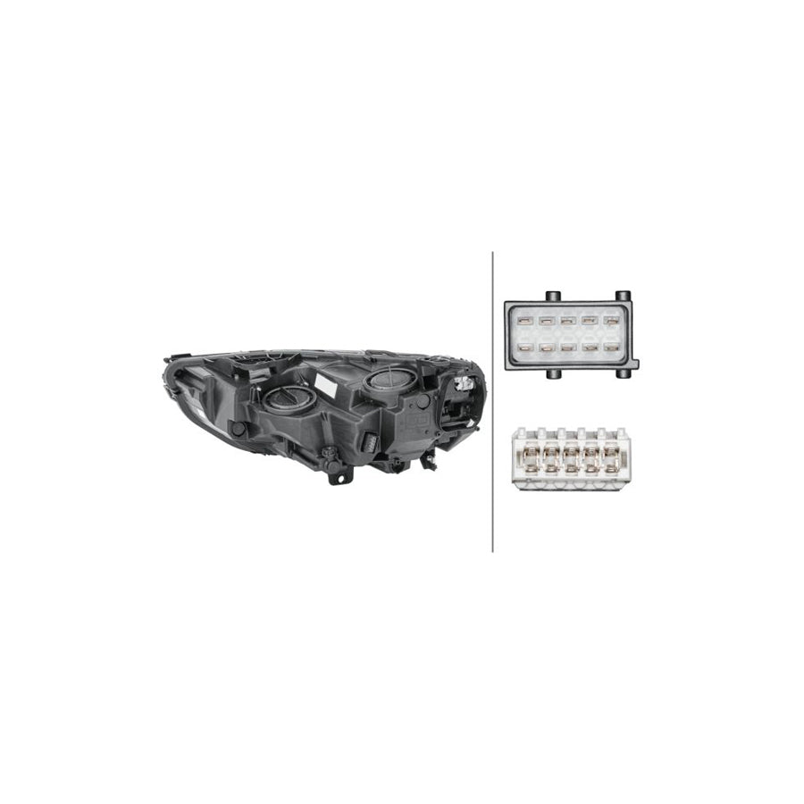 Hella 1EG 354 869-041 Headlight