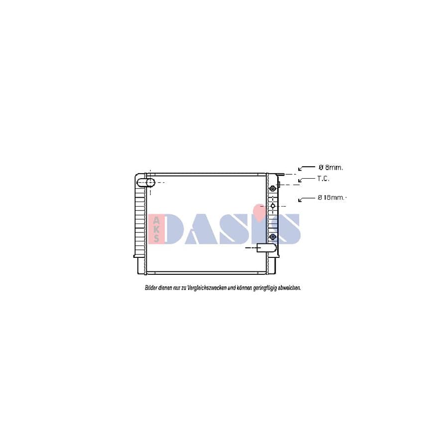 AKS Dasis 220190N Engine Radiator
