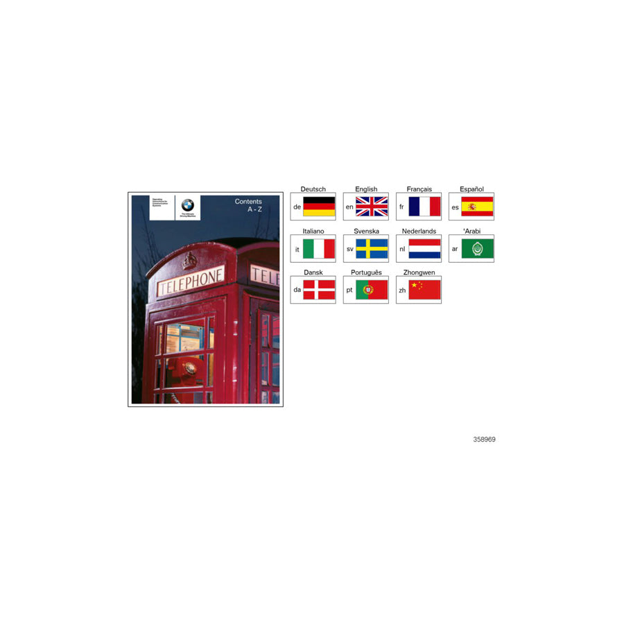 Genuine BMW 01410155630 Owner's Handbook, Telephone "En" SA630, SA631 (Inc. 330Cd, 520d & 320i) | ML Performance US Car Parts