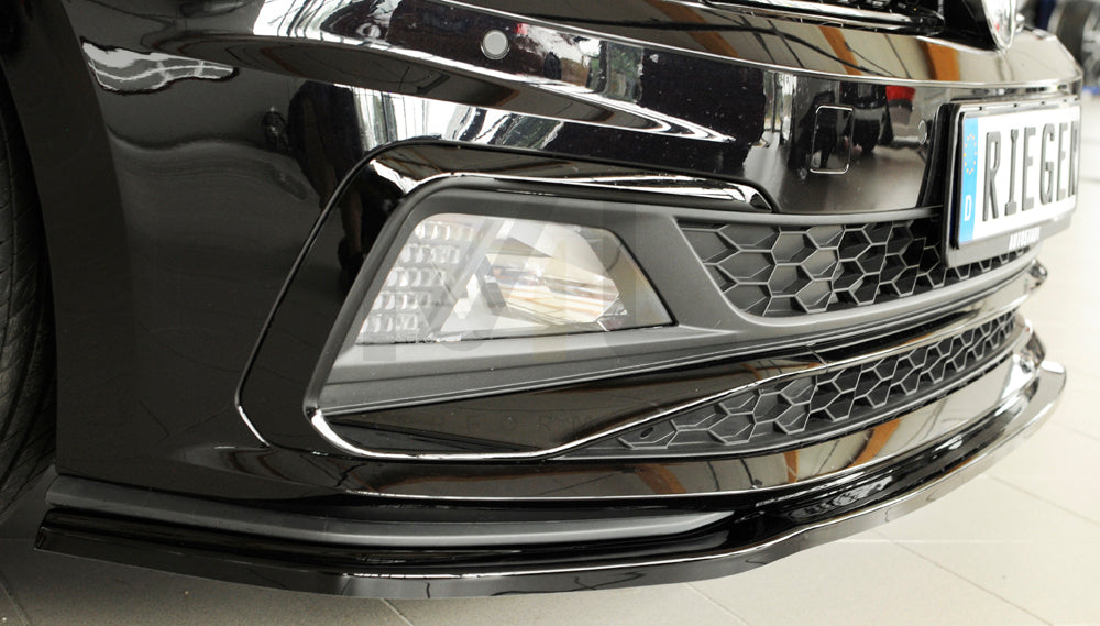 Rieger 00088167 VW Polo AW Front Splitter (Inc. Polo AW GTI) 8 | ML Performance UK Car Parts