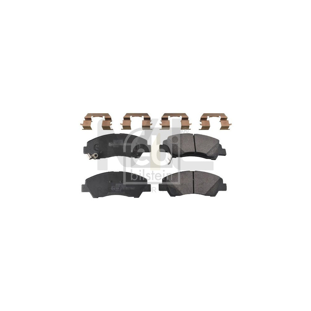 Febi Bilstein 116276 Brake Pad Set For Hyundai I10 Front Axle, With Acoustic Wear Warning