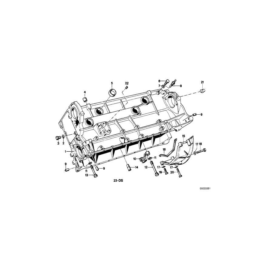 Genuine BMW 11111310098 E24 Engine Block With Piston (Inc. M635CSi) | ML Performance US Car Parts