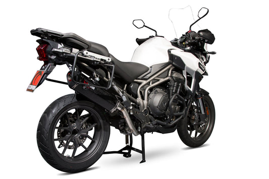 Scorpion RTR80CEO Triumph Tiger 1200 Explorer Serket Parallel Slip-On - Carbon Fibre Sleeve | ML Performance US US