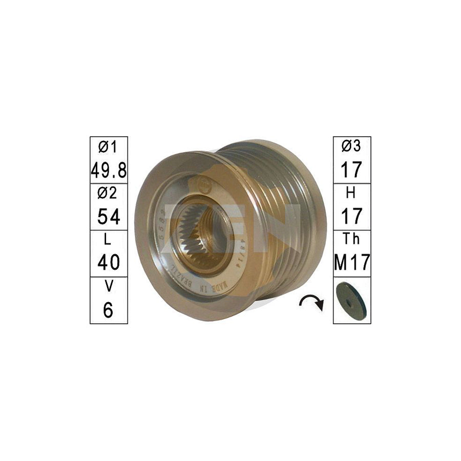 Era ZN5582 Alternator Freewheel Clutch