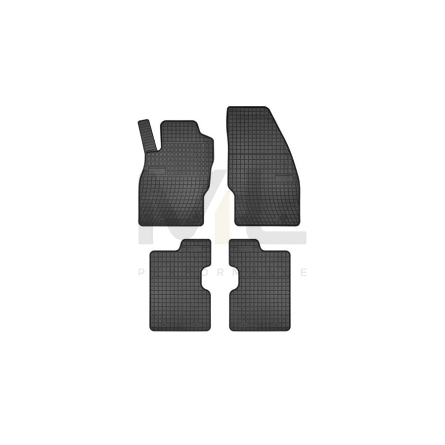 FROGUM Tailored 542988 Floor mat set for OPEL CORSA Elastomer, Front and Rear, Quantity: 4, Black, (LHD)