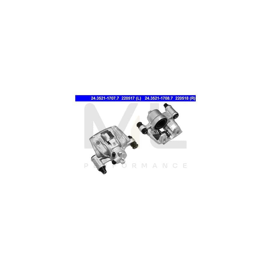 ATE 24.3521-1707.7 Brake Caliper without holder