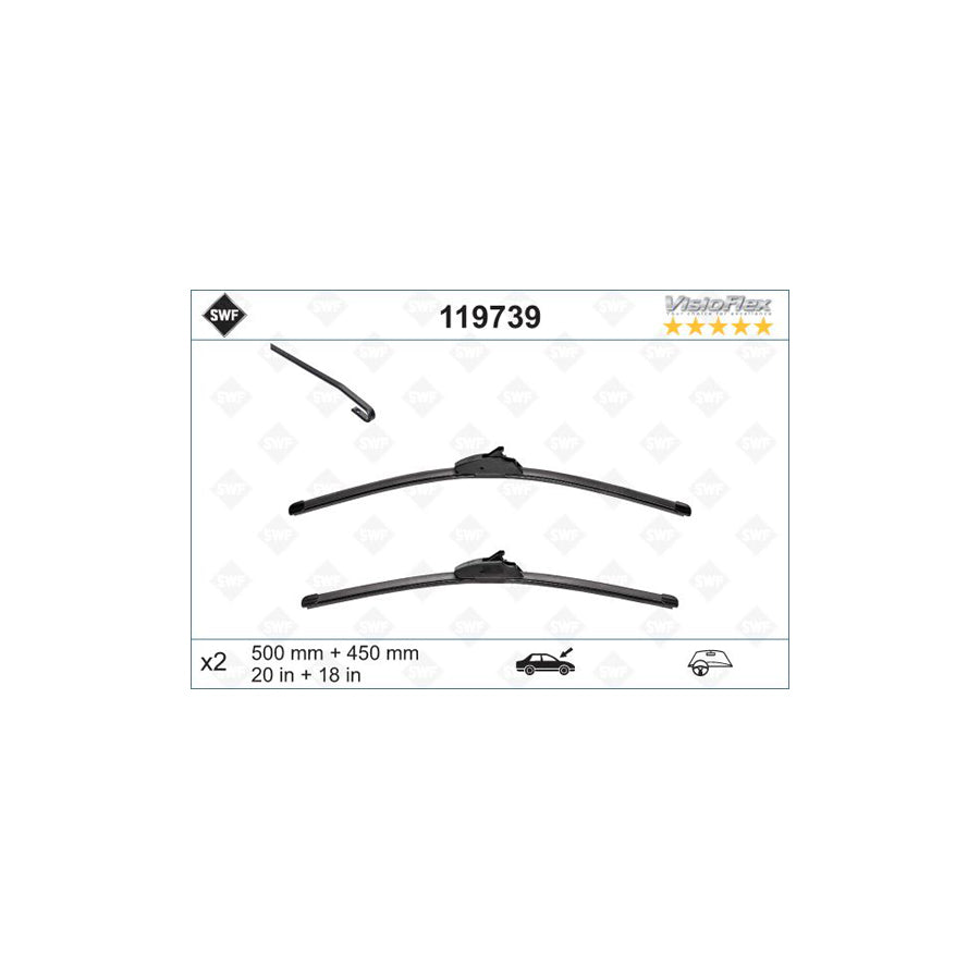 Swf Visioflex 119739 Wiper Blade | ML Performance US Car Parts