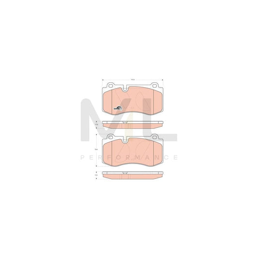TRW Cotec Gdb1733 Brake Pad Set Prepared For Wear Indicator | ML Performance Car Parts