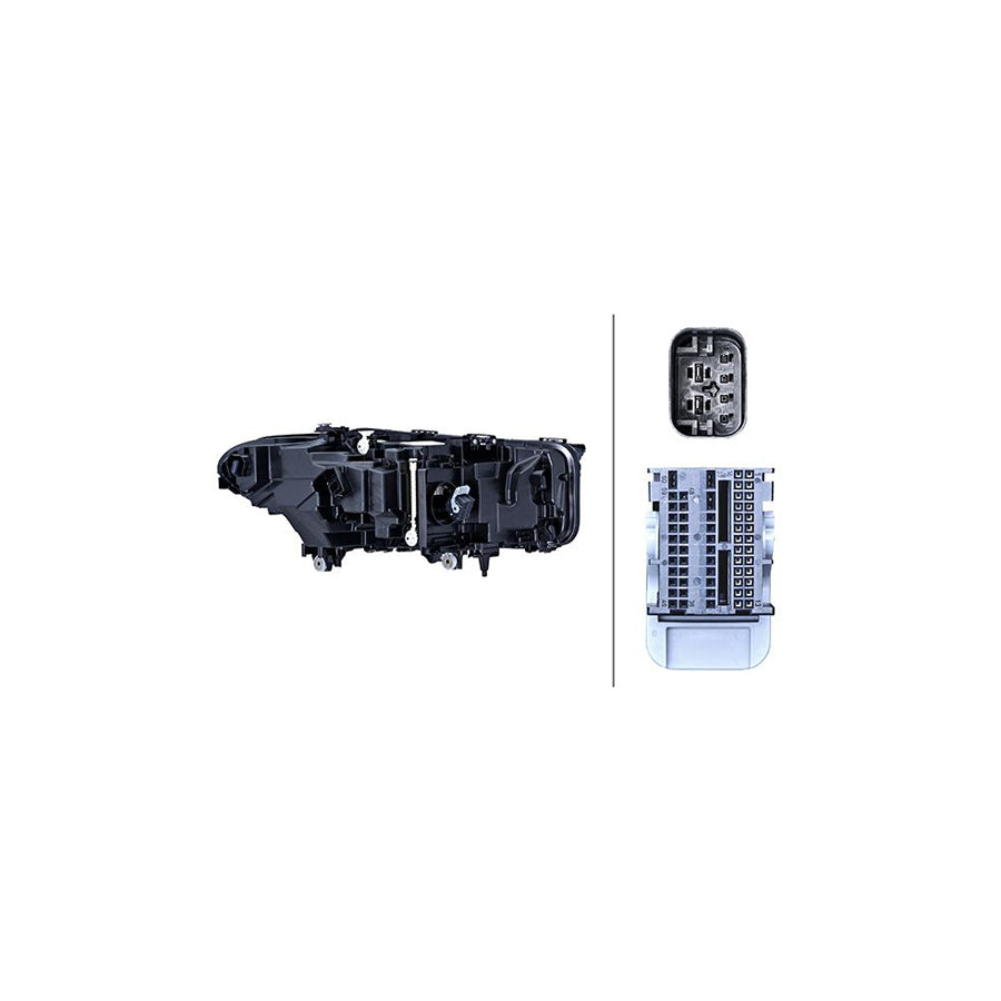 Hella 1LX 015 449-331 Headlight For BMW 5 Series