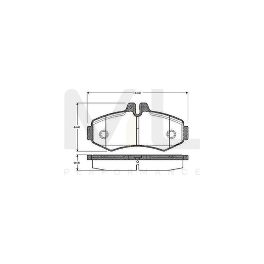 Bosch 0986Tb2045 Brake Pad Set Excl. Wear Warning Contact  | ML Performance Car Parts