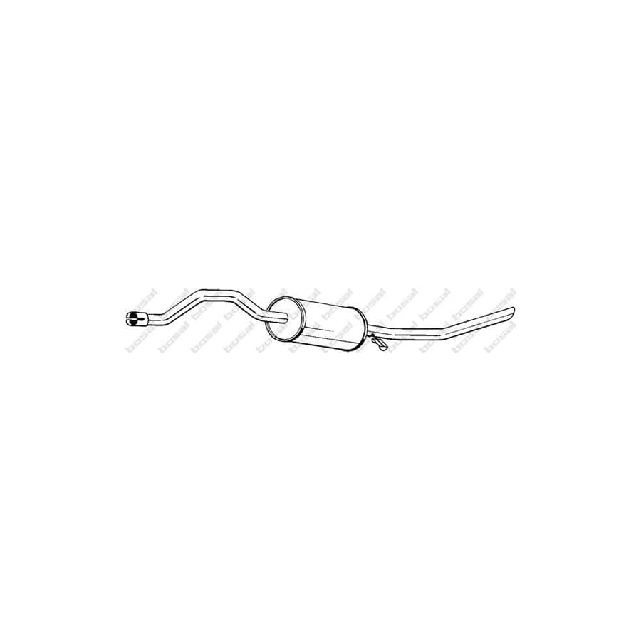 Bosal 281-685 Rear Silencer