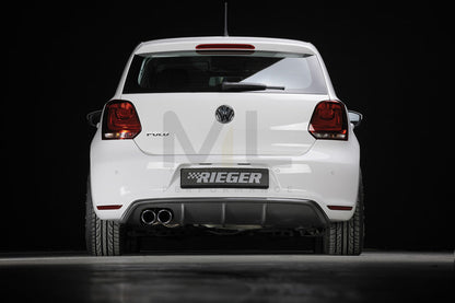 Rieger 00099867 VW 6R Mk6 Polo Rear Diffuser 4 | ML Performance UK Car Parts