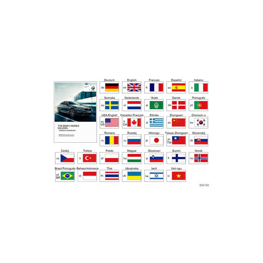 Genuine BMW 01402989478 Owner's Manual G30 ENUS (Inc. 530i, 540iX & 530iX) | ML Performance US Car Parts
