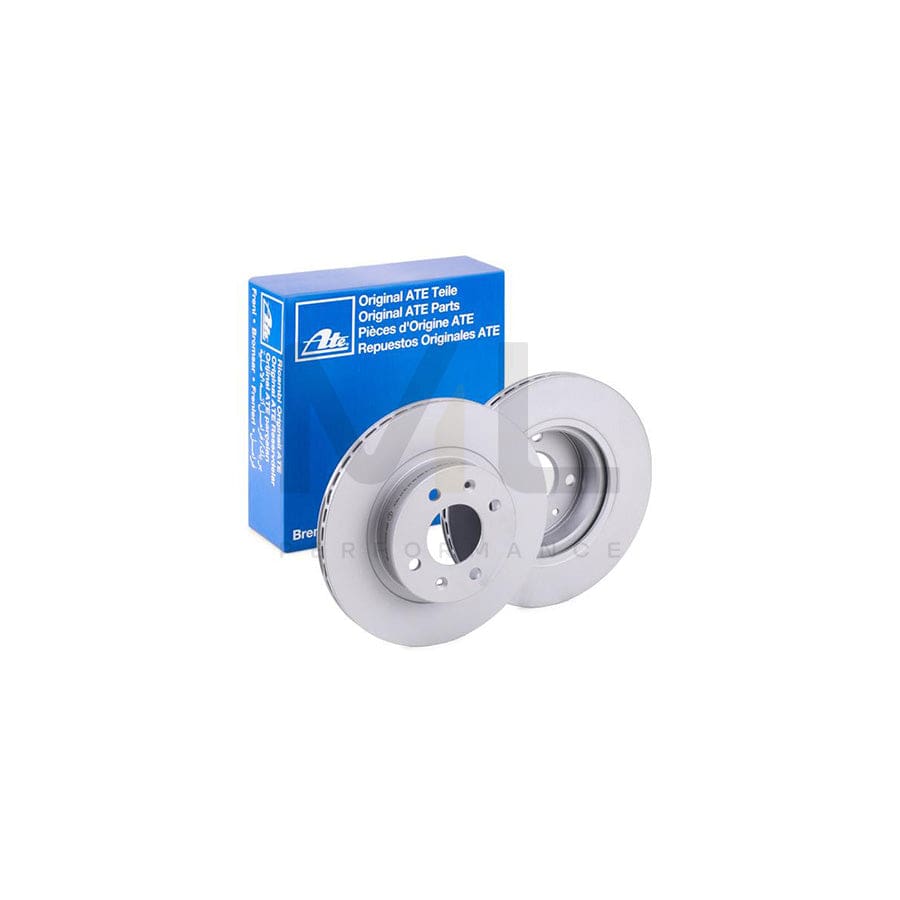 ATE 24.0118-0144.1 Brake Disc Vented, Coated  - 1 piece