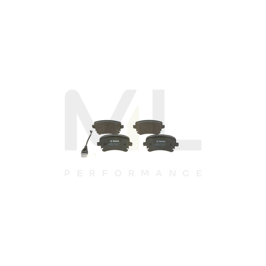 Bosch 0986495094 Brake Pad Set Incl. Wear Warning Contact, With Anti-Squeak Plate, With Mounting Manual BP1520 | ML Performance Car Parts
