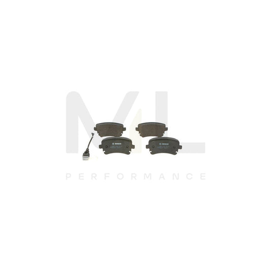 Bosch 0986495094 Brake Pad Set Incl. Wear Warning Contact, With Anti-Squeak Plate, With Mounting Manual BP1520 | ML Performance Car Parts