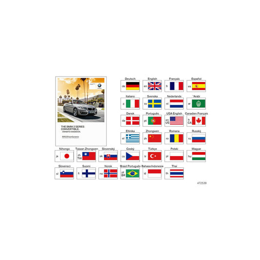Genuine BMW 01402989006 Owner's Manual For F23 FRCA (Inc. M240iX, 230i & M240i) | ML Performance US Car Parts