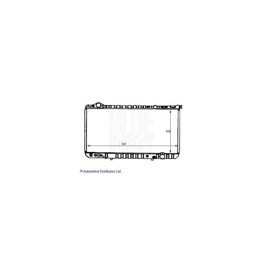 Blue Print Adt39848 Engine Radiator for Lexus Ls I (Xf10)