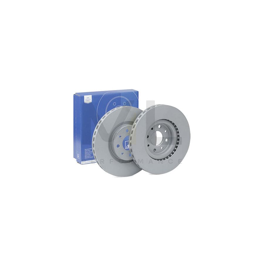 ATE 24.0126-0125.1 Brake Disc Vented, Coated  - 1 piece