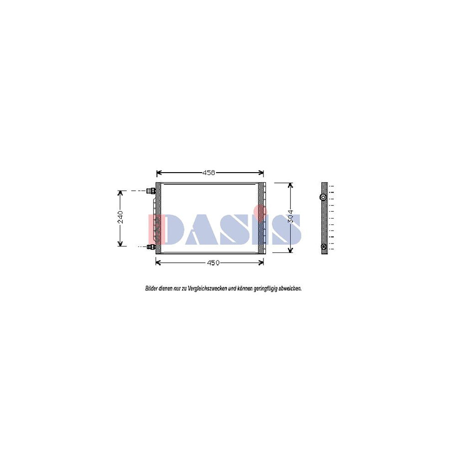 AKS Dasis 546210N Air Conditioning Condenser