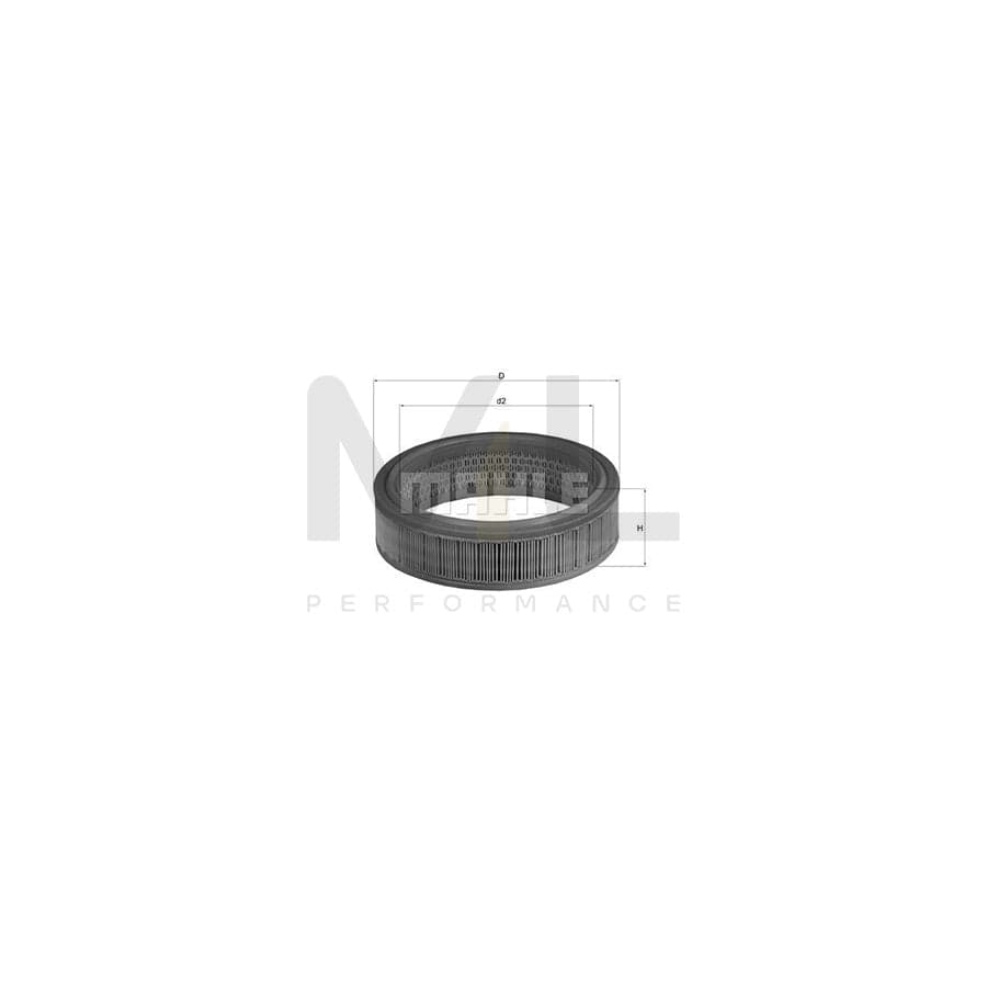 MAHLE ORIGINAL LX 158 Air Filter Filter Insert | ML Performance Car Parts