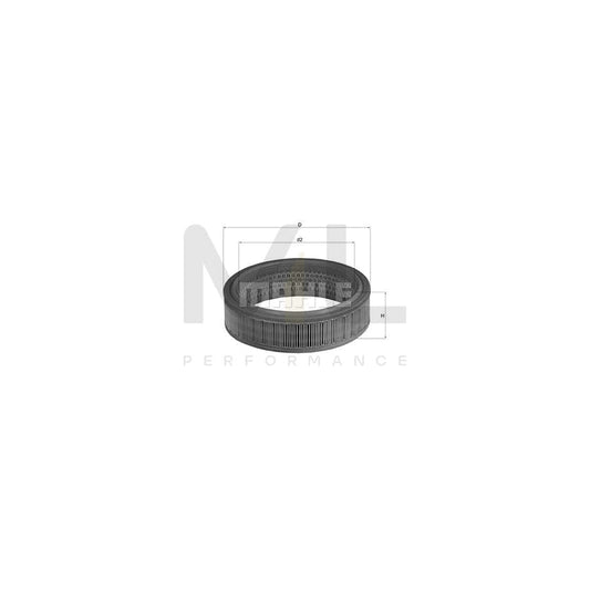 MAHLE ORIGINAL LX 158 Air Filter Filter Insert | ML Performance Car Parts