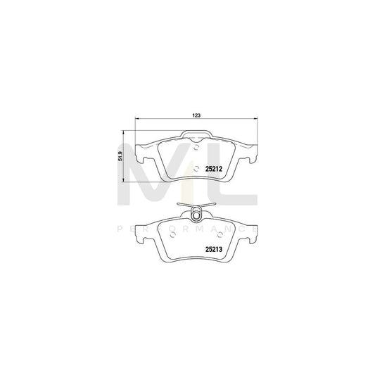 Hella 8DB 355 015-761 Brake Pad Set Not Prepared For Wear Indicator