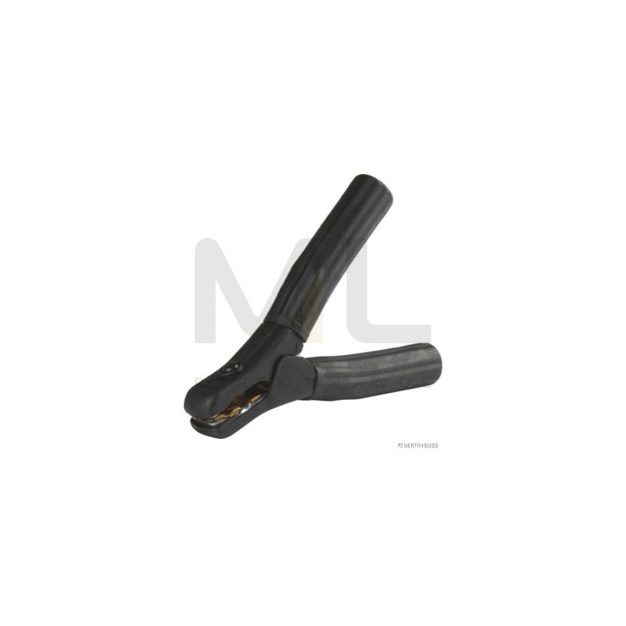 HERTH+BUSS ELPARTS 52289641 Crocodile clip with cast iron insert, with earth strap, with screw connection, Length: 170mm