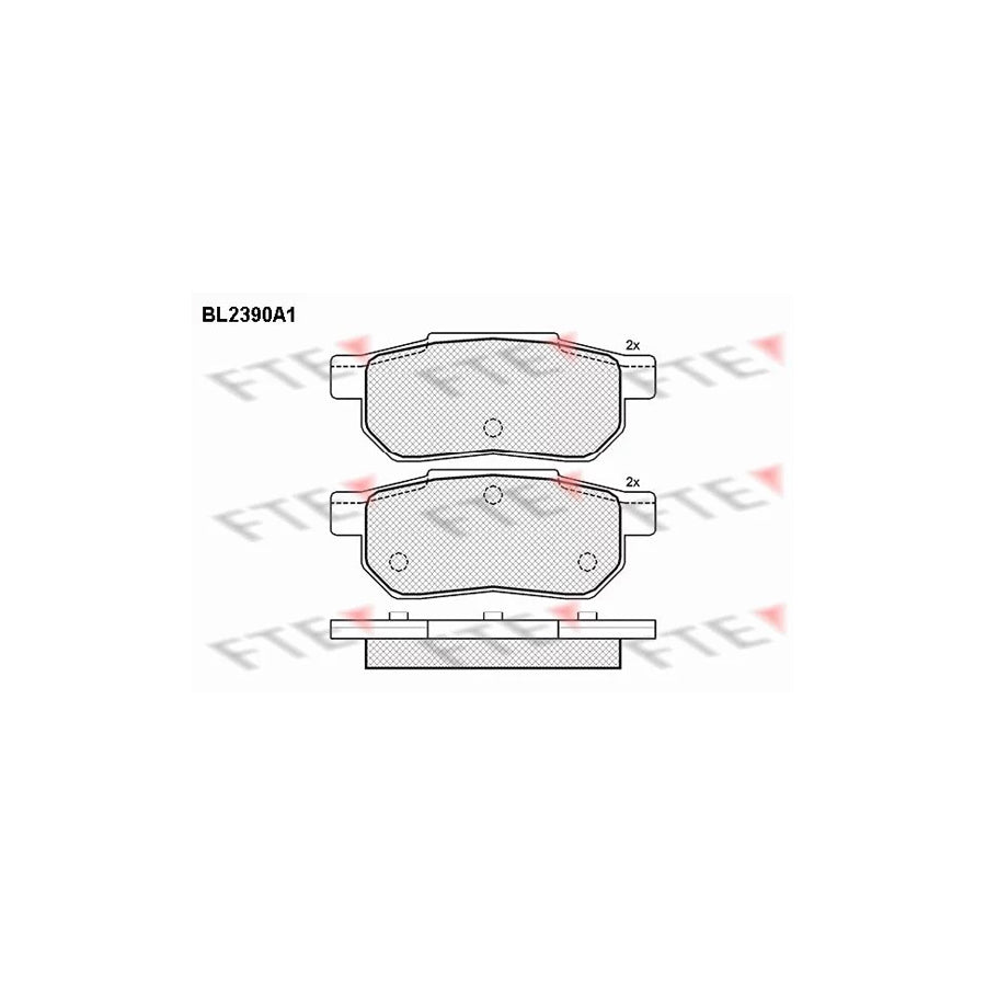 FTE Bl2390A1 Brake Pad Set