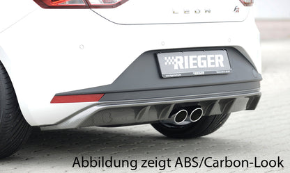 Rieger 00088033 Seat 5F Leon Rear Diffuser 1 |ML Performance UK Car Parts