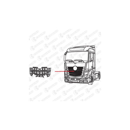 Covind 960/115 Holder, Radiator Grille