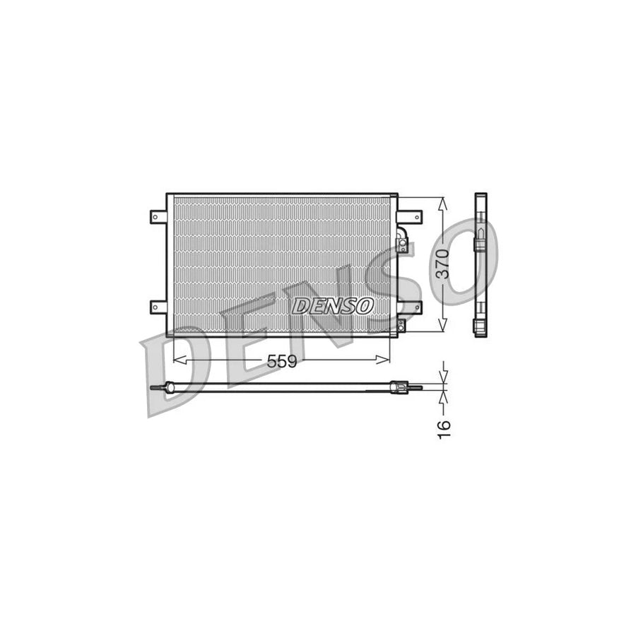 DENSO DCN32014 Air Conditioning Condenser