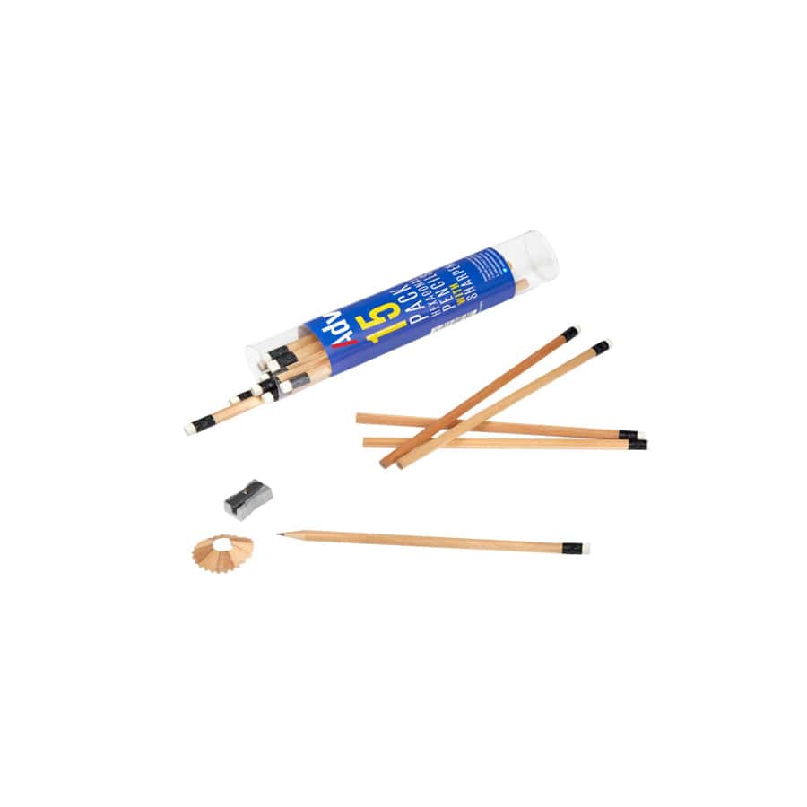 Advent ADVAPTUB15 Hexagonal HB Pencils & Sharpener (Tub 15)