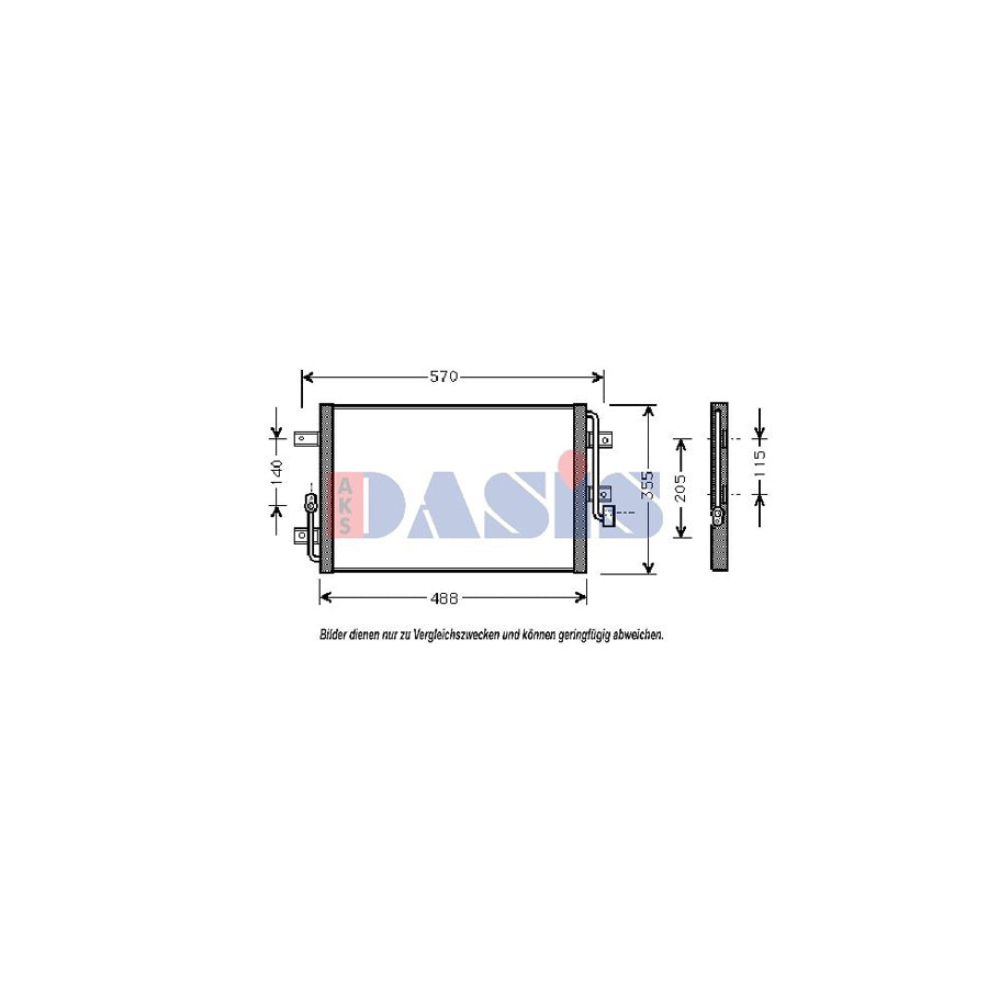 AKS Dasis 082029N Air Conditioning Condenser