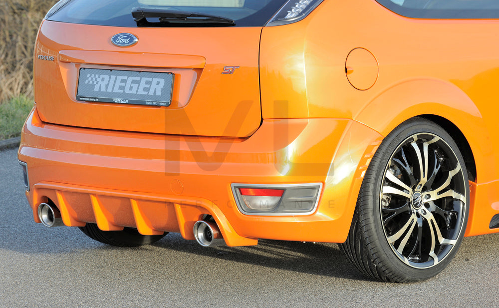 Rieger 00034147 Ford Focus 2 ST Rear Diffuser 2 | ML Performance UK Car Parts