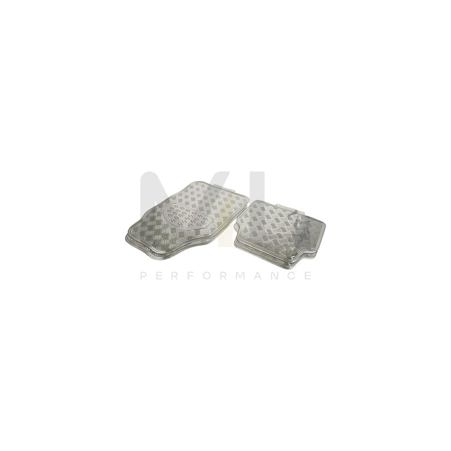 CARPOINT 0318132 Floor mat set PVC, Front and Rear, Quantity: 4, Chrome