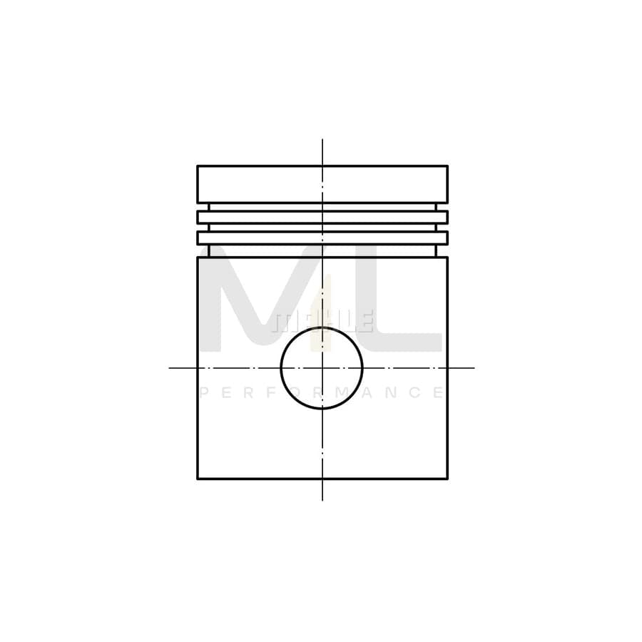 MAHLE ORIGINAL 015 87 12 Piston 79,5 mm | ML Performance Car Parts