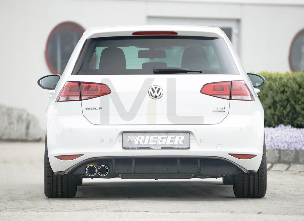 Rieger 00088028 VW Mk7 Golf GTD Rear Diffuser 4 | ML Performance US Car Parts